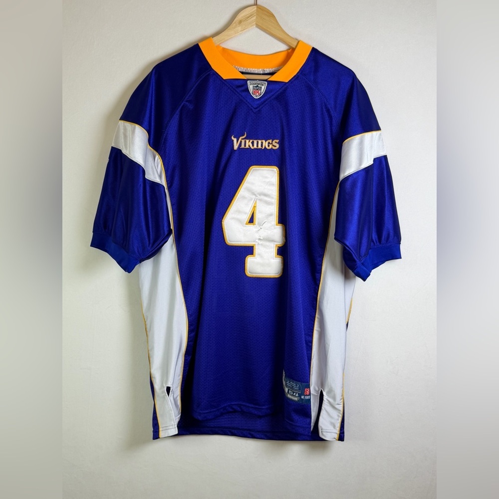 NFL Vintage Reebok Brett Favre 4 Minnesota Vikings Men’s Jersey Size 54 XXL